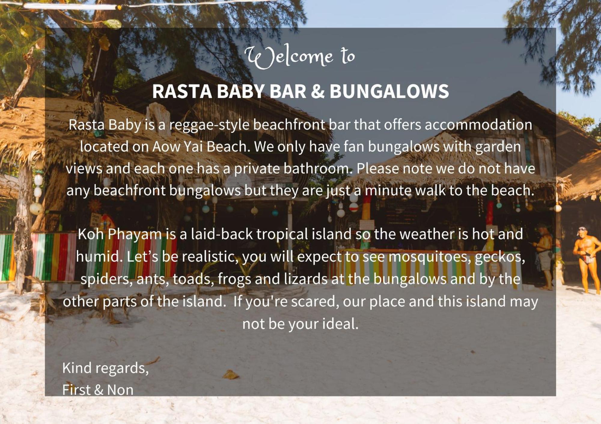 Rasta Baby Bar & Bungalows - Suitable For Young Travelers Koh Phayam Exterior photo